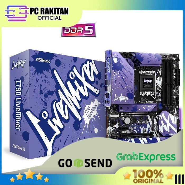 ASROCK Motherboard Z790 LIVEMIXER (Intel LGA 1700, Gen12, Gen13)