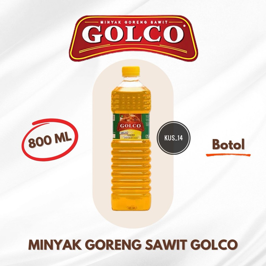 

MINYAK GORENG GOLCO 800ml KEMASAN BOTOL PROMO MURAH