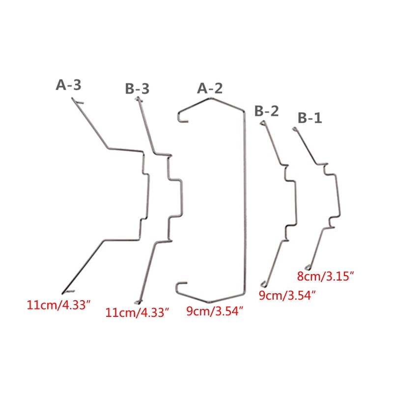 

2 PCS Dissipate Heat Clip Clamp Computer CPU Cooling Fan Clips Stainless Steel Wire Fastener Buckle Bracket