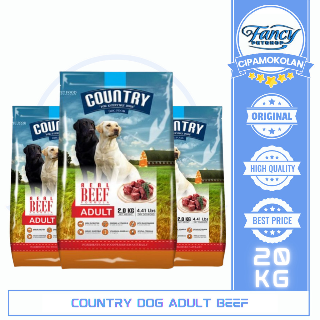 Country Dog food Adult Beef 18kg