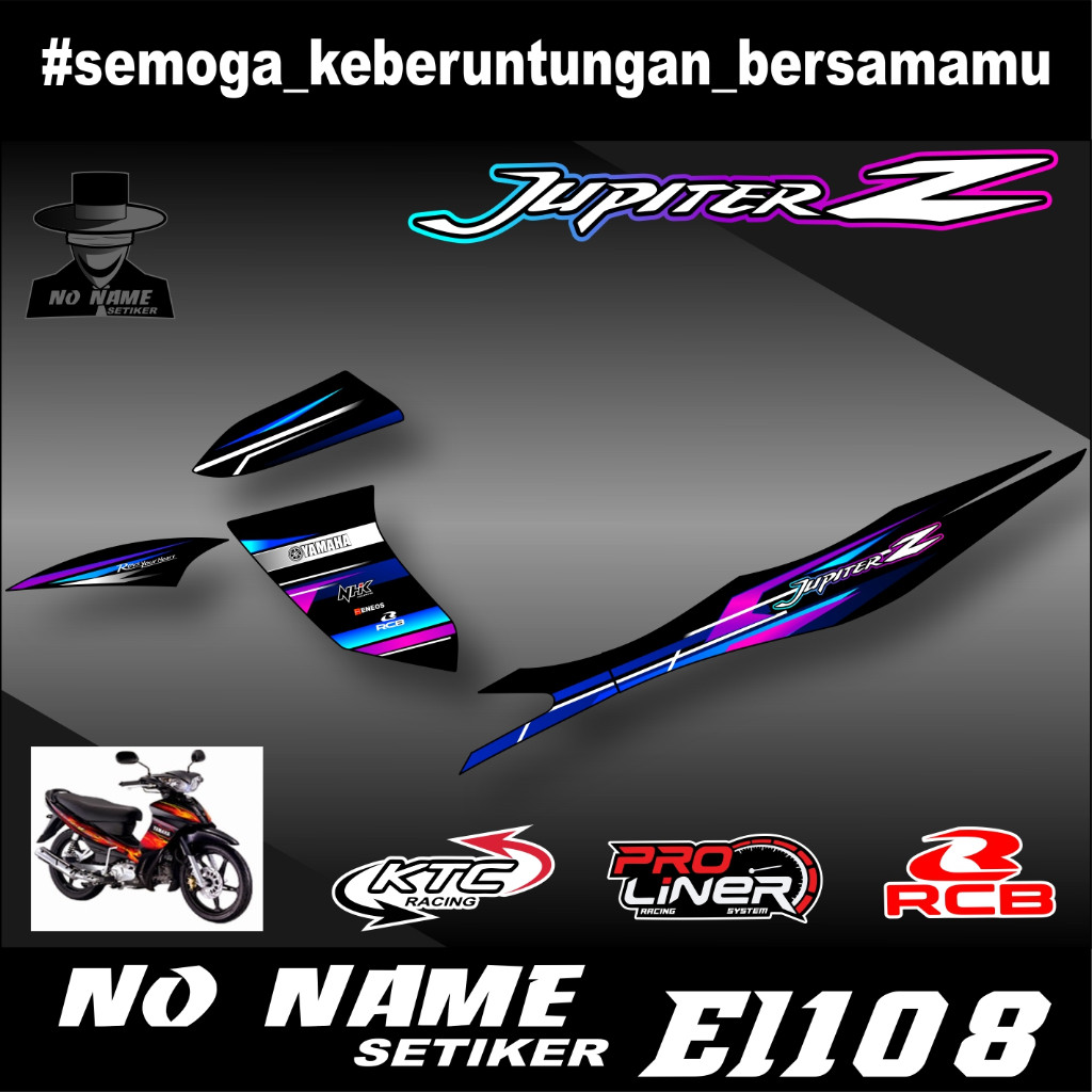 Striping Jupiter Z Lama 2004 2005 2006 2007 2009 stiker Variasi Terlaris