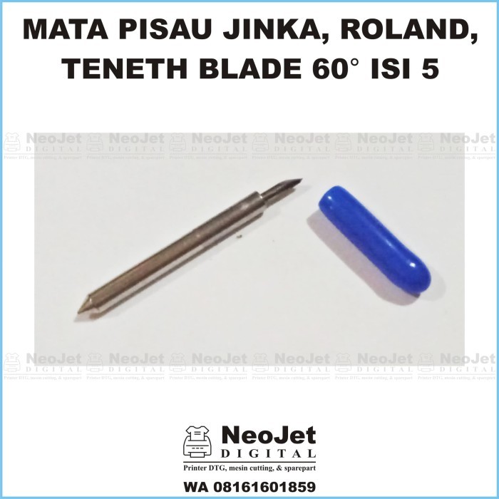 

Mata Pisau Jinka Roland Teneth Blade 60 Derajat isi 5