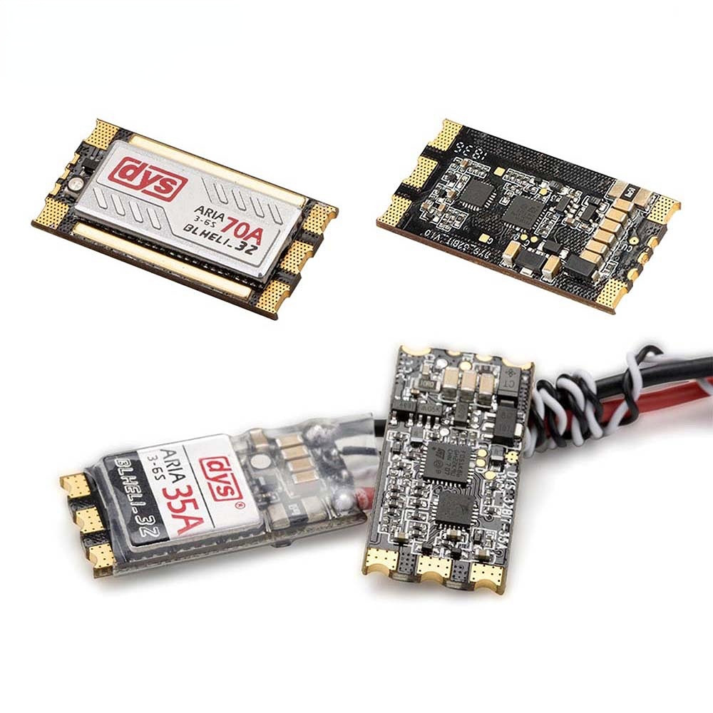 dys 35A AM32 70A Brushless ESC RC Drone ESC 3-6S BLheli_32bit for Dshot150/300/600/1200 FPV Racing Q