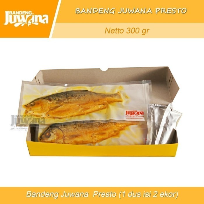 

Bandeng Presto Juwana Duri Lunak Vacuum 1 box isi 2 Ikan Asap Asli Khas Semarang