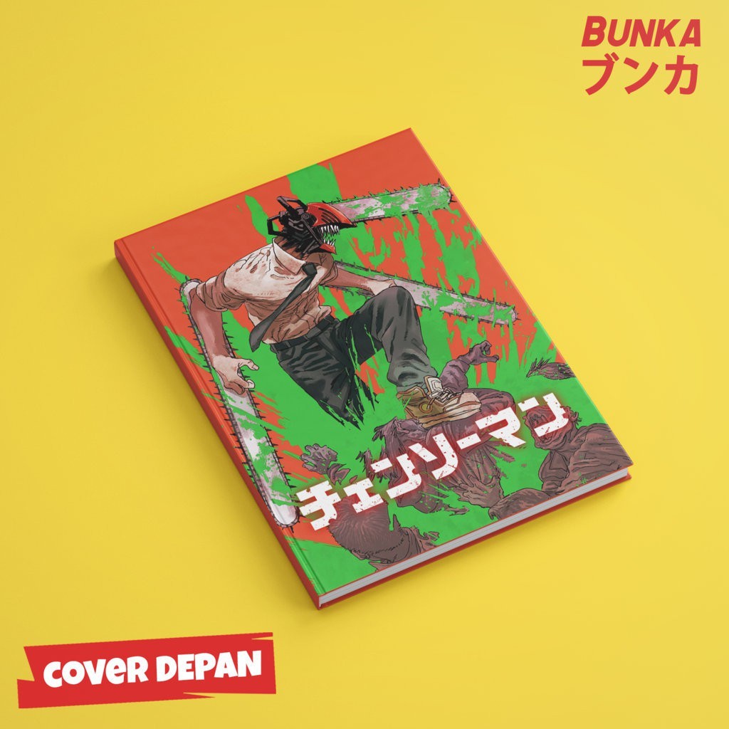 

Notebook Anime Chainsaw Man Denji Hardcover A5 Buku Tulis Catatan Notes Agenda Planner Jurnal
