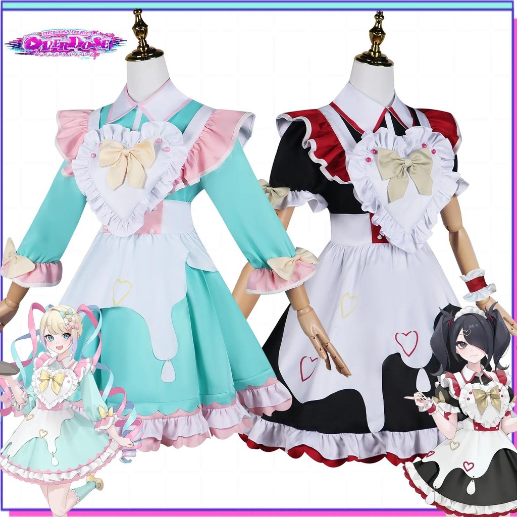 Game Needy Girl Overdose KAngel New Cosplay Costume Needy Girl Ame Chan Cosplay Costume Lolita Maid 
