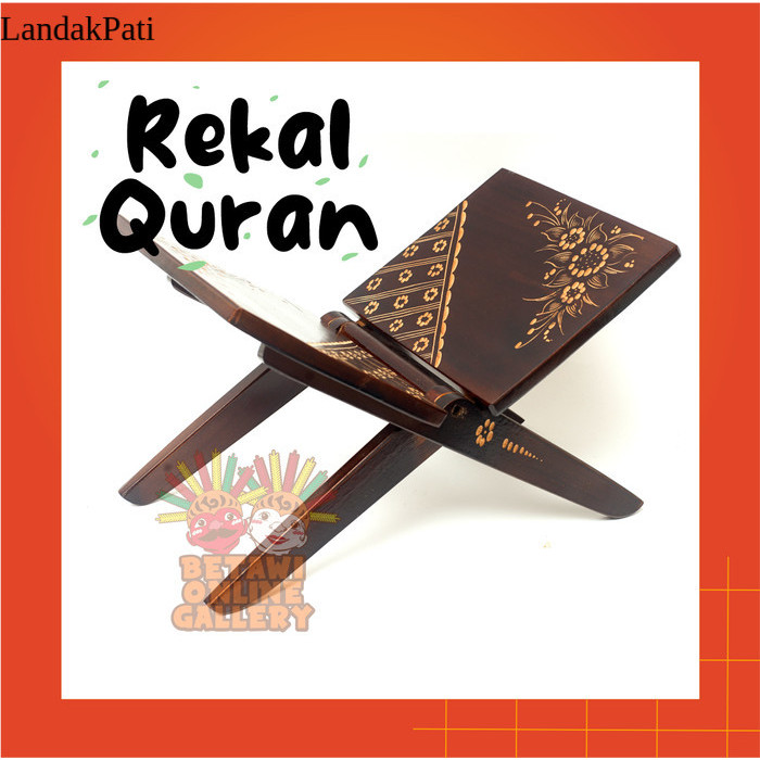 

Meja Rekal Al-Qur'an / Al Quran dengan Motif Asli Kayu Jati Termurah SPH7062
