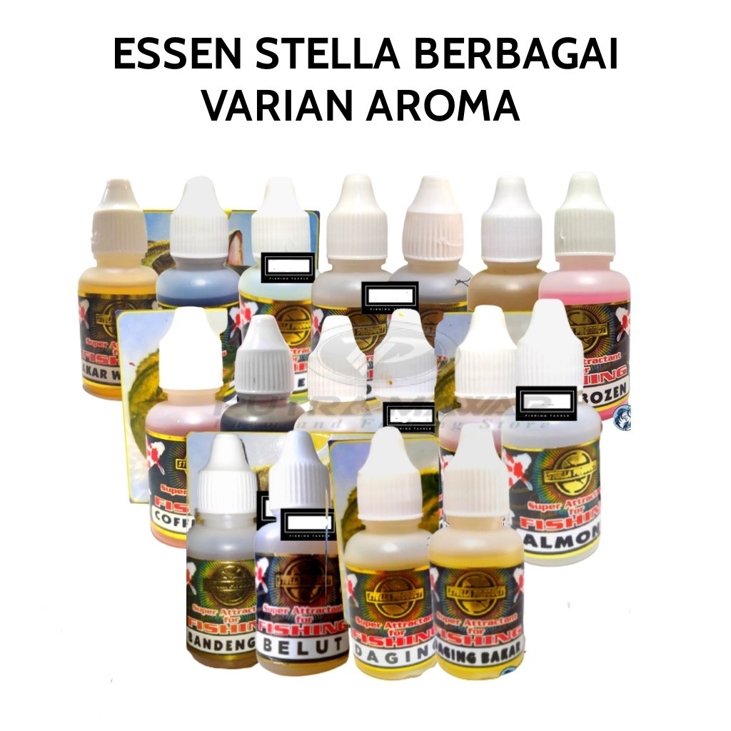 Essen Stella 30ml Aneka Macam Aroma Yang Menyengat Mangga Kueni Durian Nangka Daging Leci Ayam Bakar