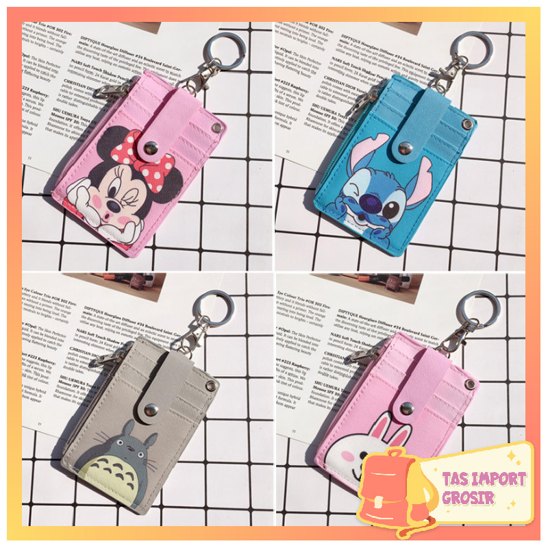 

Tas Import - D6462 Gantungan Lucu Kartu Nama / Card Holder & Slot Koin / ID Card Lanyard Slot Koin / Name Tag ID Card Motif Karakter
