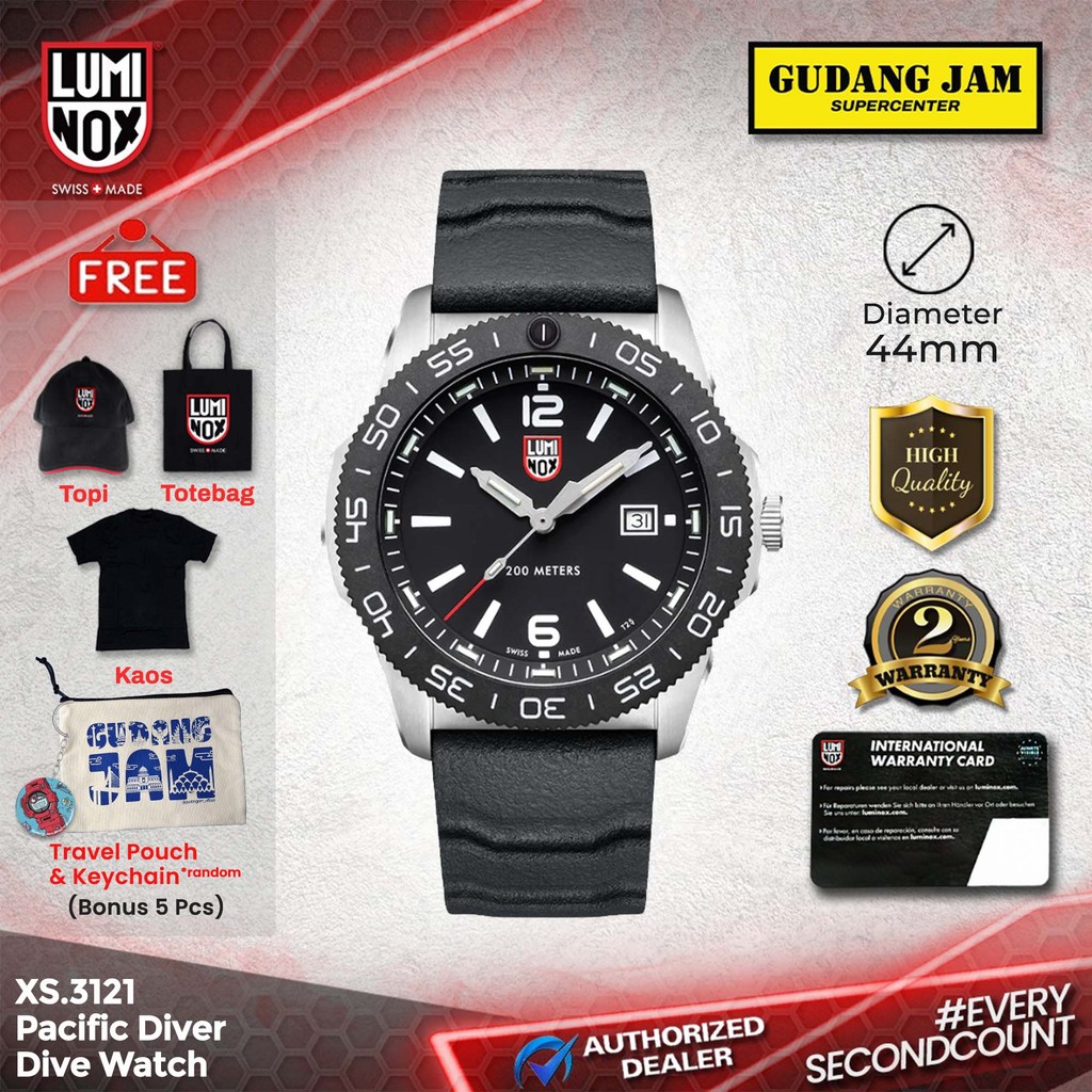 Luminox Pria 3121 XS.3121, Pacific Diver, Dive Watch,