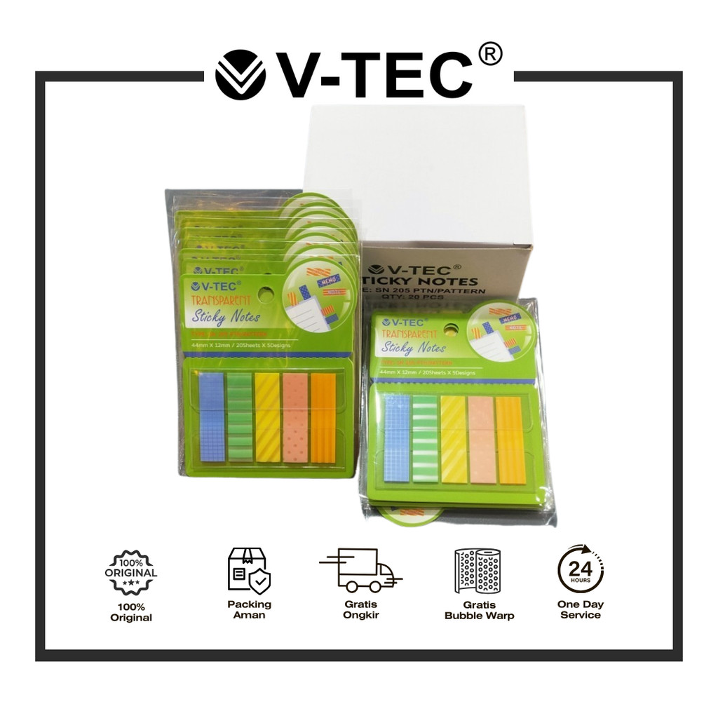 

V-TEC STICK NOTE SN 205 PTN PATTERN