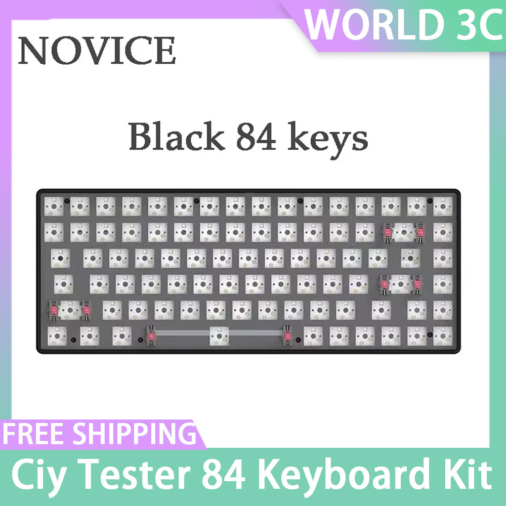 Ciy Tester 84 Keyboard Kit 84 100 Me anical Rgb Backlight Wired Hot Swap Gaming Keyboard Kit Diy Cus