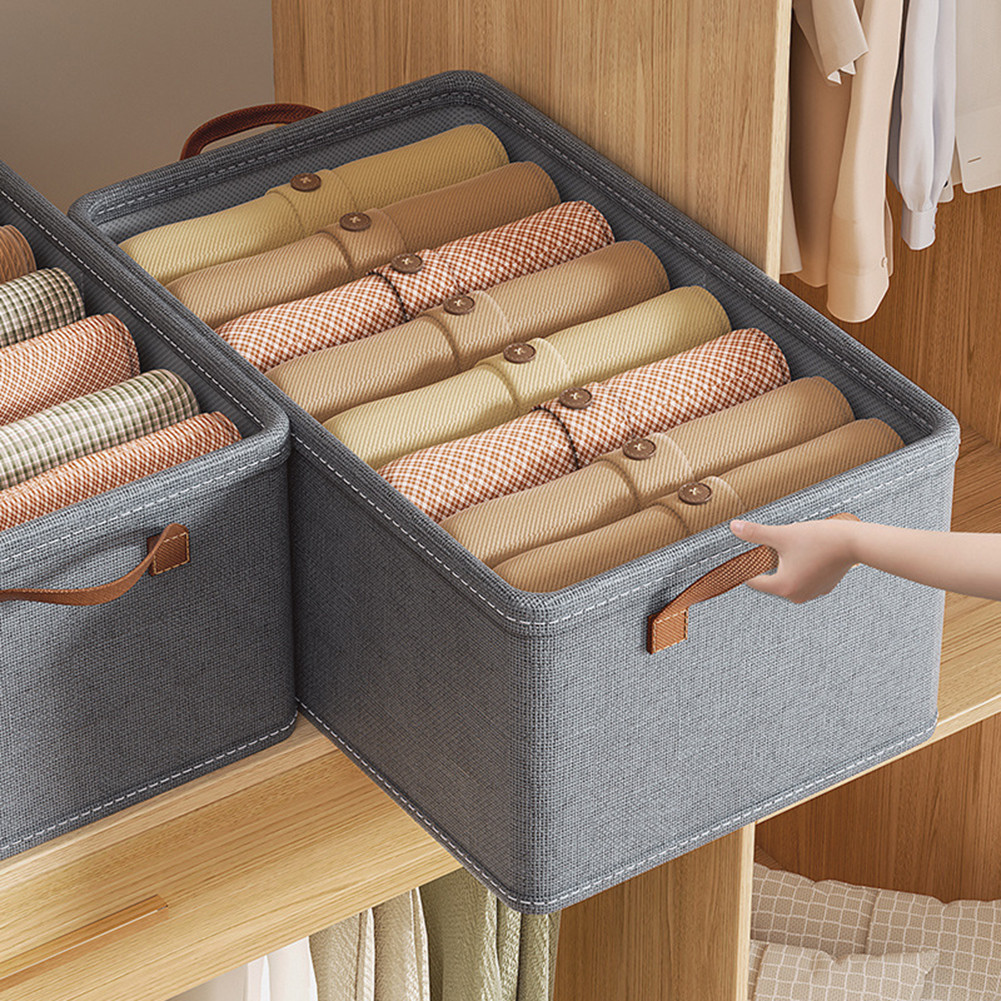 

Clothes Storage Box Multipurpose Clothes Storage Bin With Handle For Dormitory