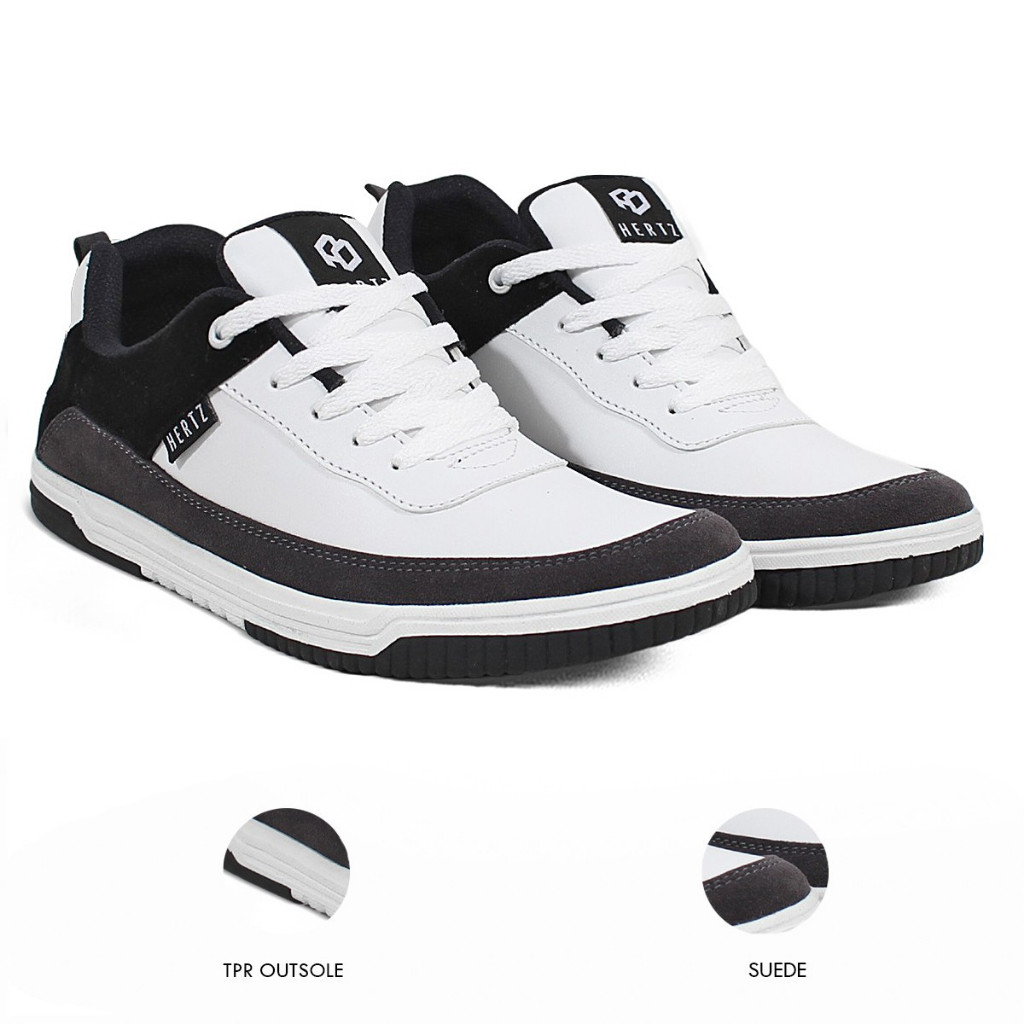 Hertz - Sepatu Sneakers Pria H 3813 Brand Hertz Sepatu Dewasa Kets Cowok Kekinian Trendi Berkualitas