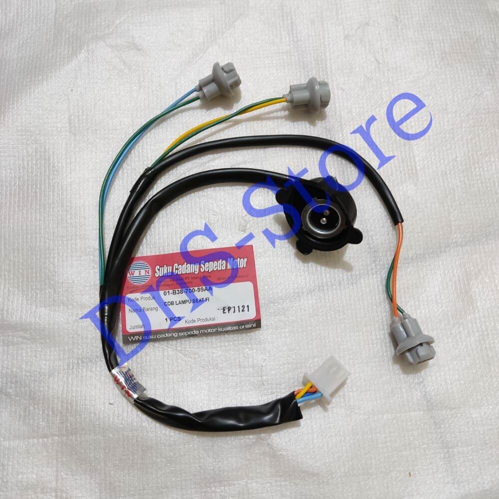 Kabel soket fitting lampu depan Honda beat fi 2012 - 2014 non esp setater kasar kualitas bagus