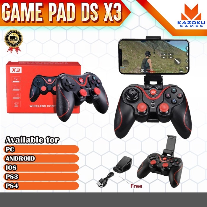 MUMPUNG PROMO CONTROLLER X3 FOR ANDROID&IP,HP/TABLET UNTUK WINDOWS PC &VR WIRELES TERLARIS