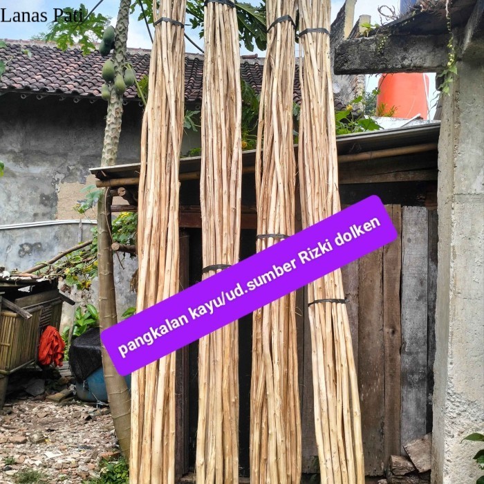 

ranting kayu jati DM 2*3 cm panjang 3 mtr Murah XD8