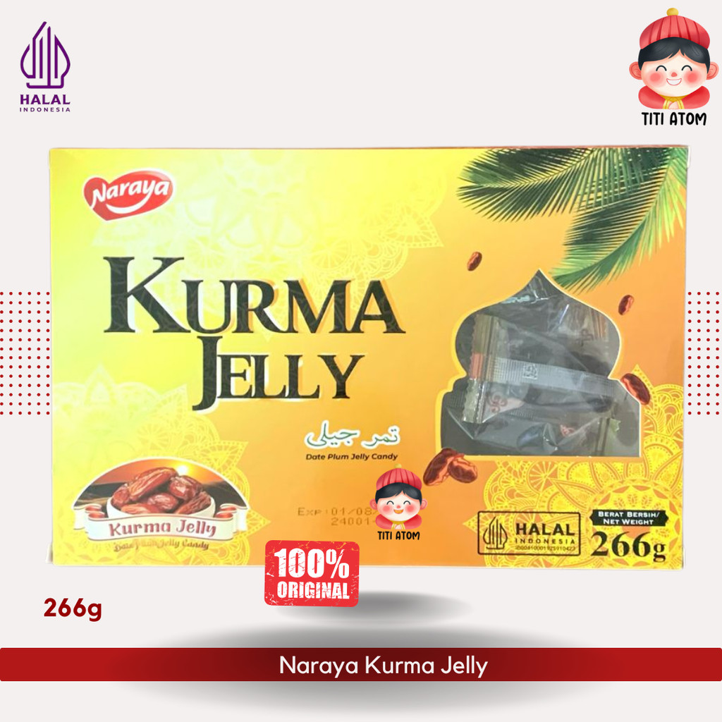 

Naraya Kurma Jelly Idul Fitri Lebaran Ramadhan Hampers Parsel 266g