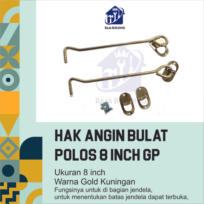HAK ANGIN BULAT POLOS / cantolan jendela / hak angina jendela / HAK ANGIN KAWAT KZK/cantolan jendela