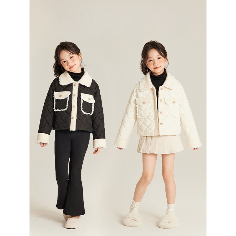 ( TOP2807 / TOP2835 ) Jacket jaket outer autumn water repellent anti air anak - cotton - polos bulu 