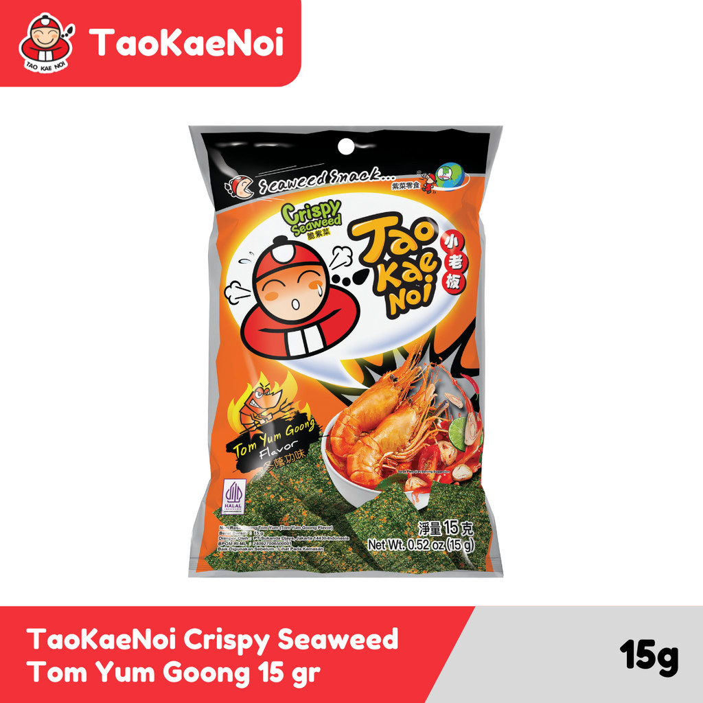 

TaoKaeNoi Rumput Laut Crispy Seaweed Tom Yum Goong 15 gr