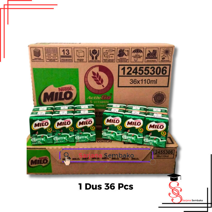 

Milo Active-Go Susu UHT 110ml - 1 Dus 36 Pcs