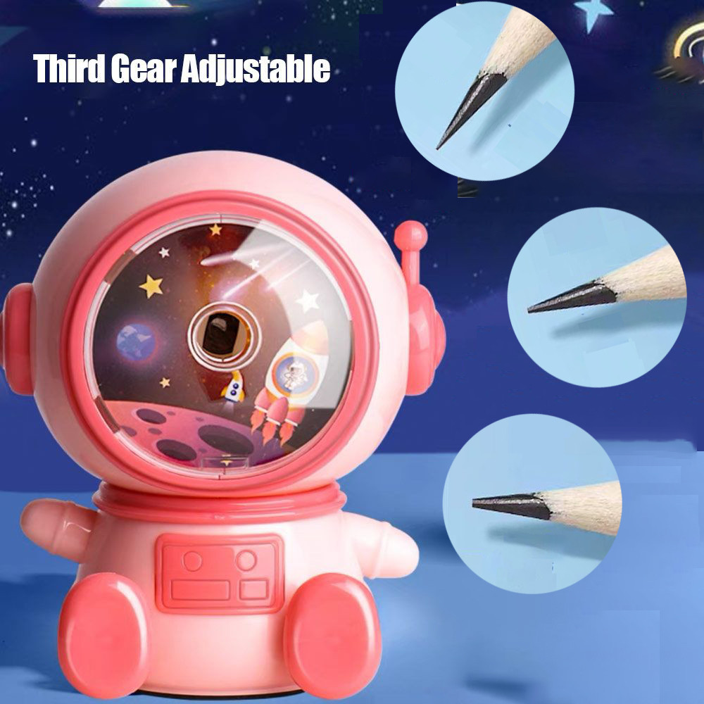 

Third Gear Adjustable Pencil Sharpener Hand-cranked Pencil Sharpener Efficient Labour-saving Sharpener Stationery School Supply