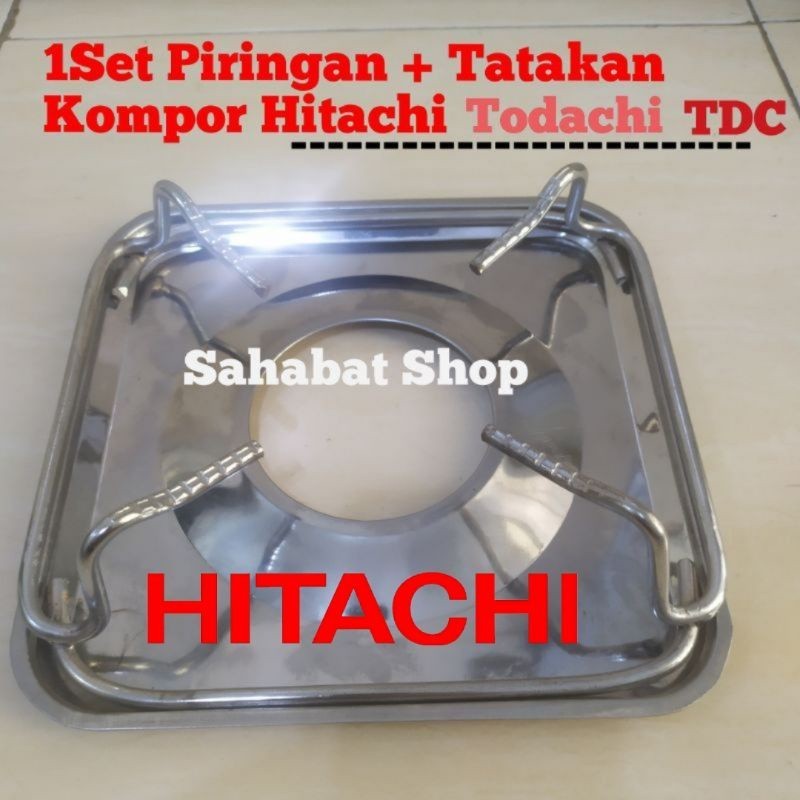 TATAKAN PIRINGAN DUDUKAN KOMPOR GAS HITACHI TODACHI TDC KAKI KOMPOR STAINLESS