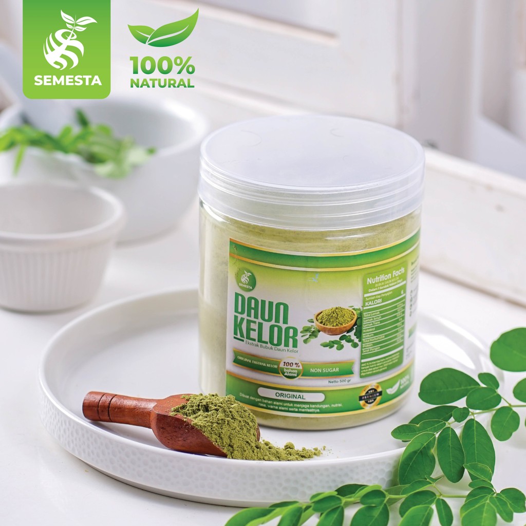 

Daun Kelor Moringa Bubuk 200 Gr Premium Pure Organic