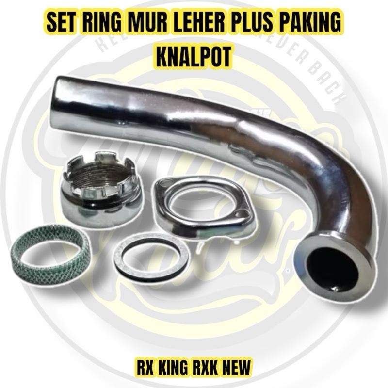 SET RING MUR LEHER KNALPOT RX KING RXK RX KING NEW PLUS PAKING KNALPOT