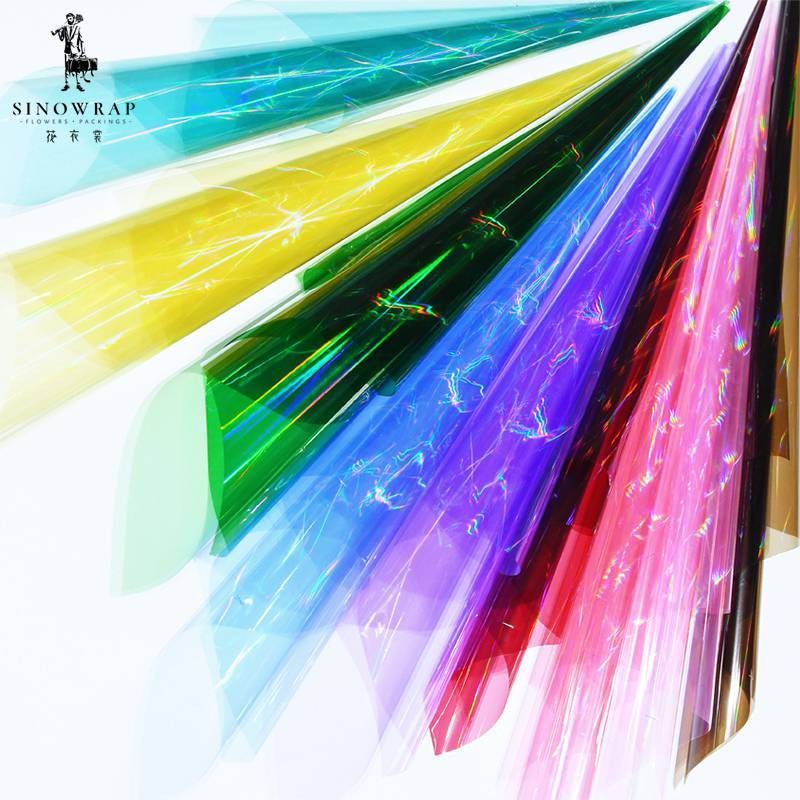 

(PACK 15 lembar) Cellophane Symphony Film Flower Wrapping Kertas Buket Pelangi