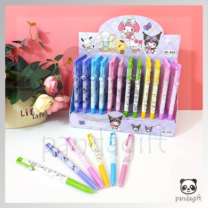 

ink gel ball pen / gel pen / pena cetek pulpen gel mekanik karakter / pulpen mekanik - GG0464