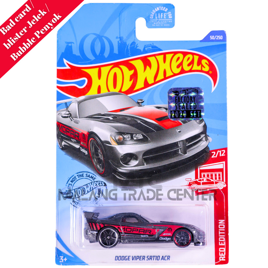 Hot Wheels Dodge Viper SRT10 ACR RED Edition FS2020 Blister Jelek / Bad Card / Anggap Loose