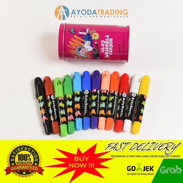 

[New Collection] Joan Miro Silky Washable Crayon Hadiah Kado - Diskon Box