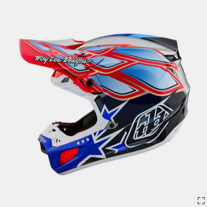 HELM TLD SE5 CARBON HELMET MIPS - WINGS NAVY