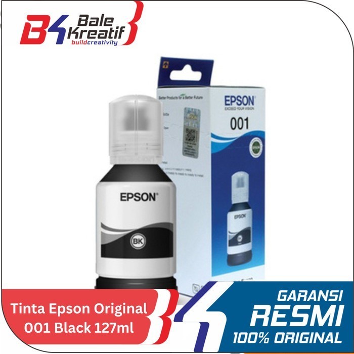 Tinta Epson Original 001 Black 127ml