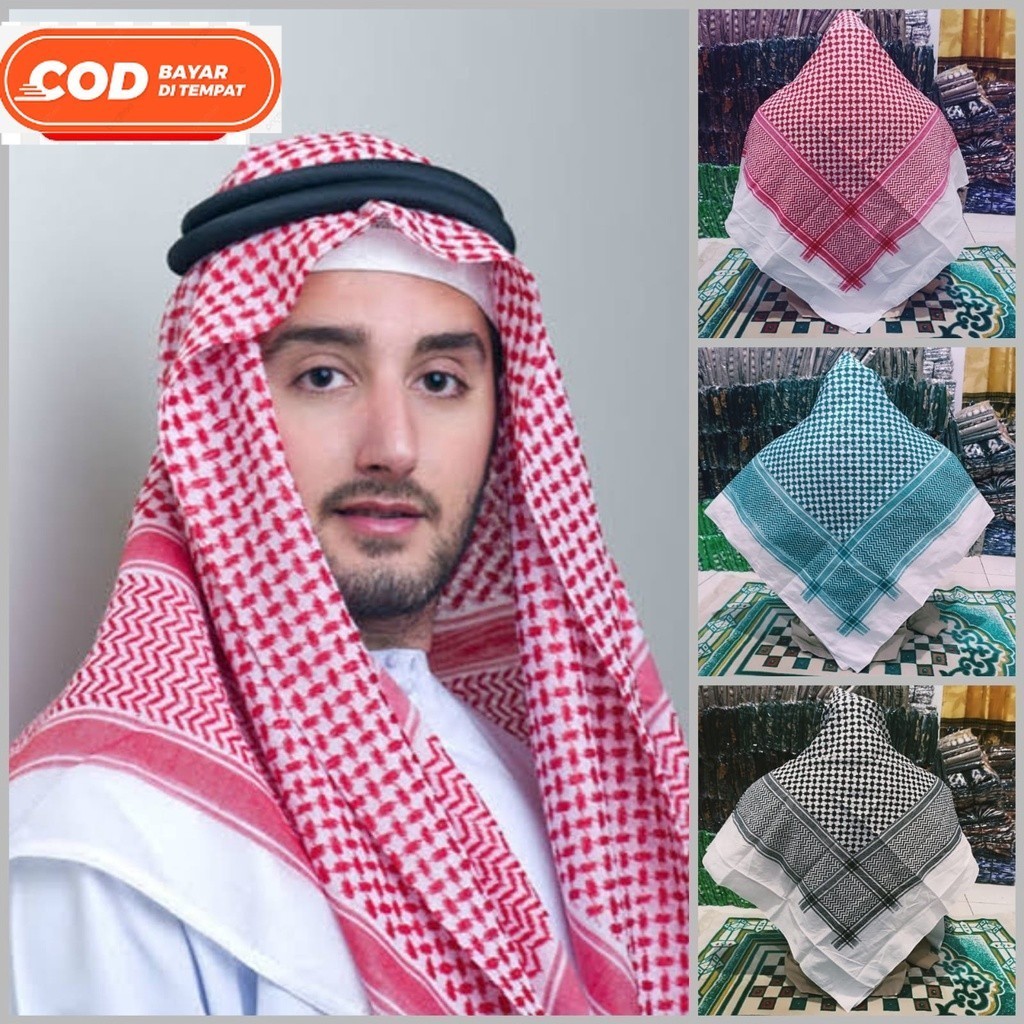 Sorban Arab sorban Haji sorban umroh sorban palestina persegi