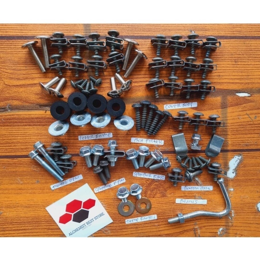 Baut Fullset Suzuki Shogun 110/Baud Full Body Shogun kebo 110