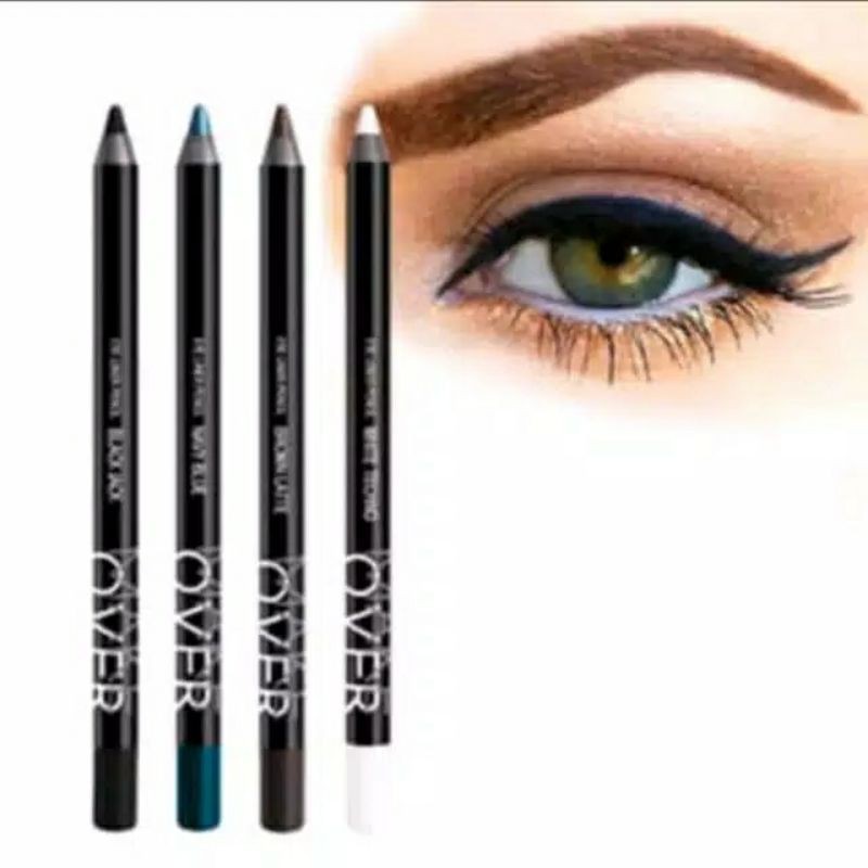 MAKE OVER EYELINER PENCIL WATERPROOF | eyeliner pencil makeover