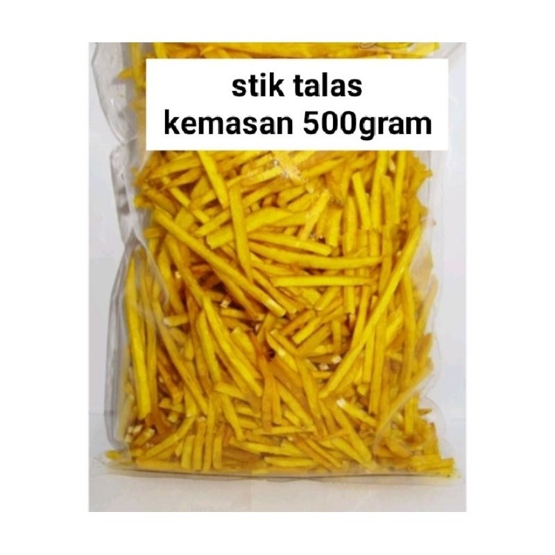 

stik talas kemasan 500gram rasa asin gurih renyah
