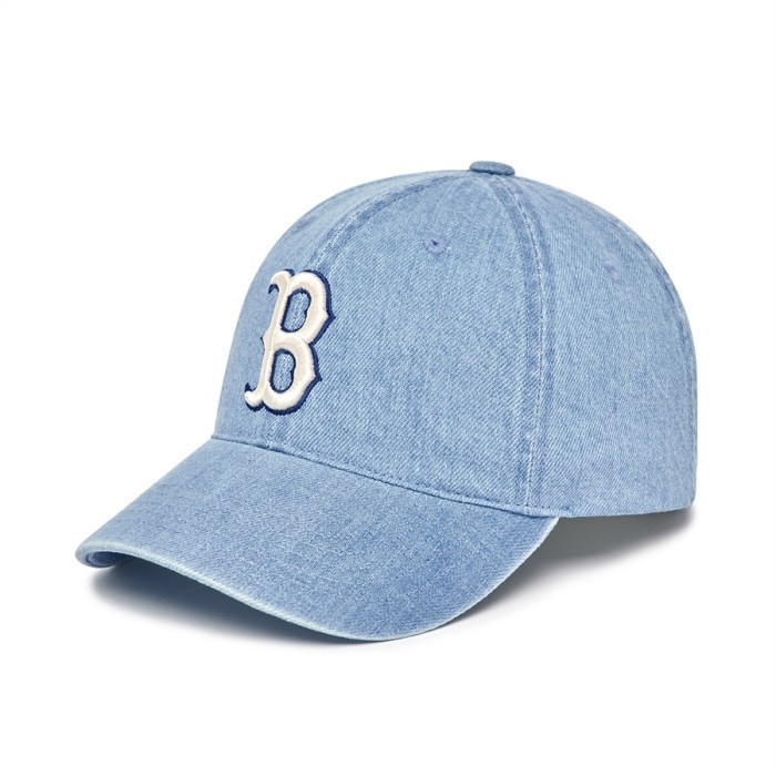 promo ✨ -MLB DENIM UNSTRUCTURED BALL CAP - Lht Blue