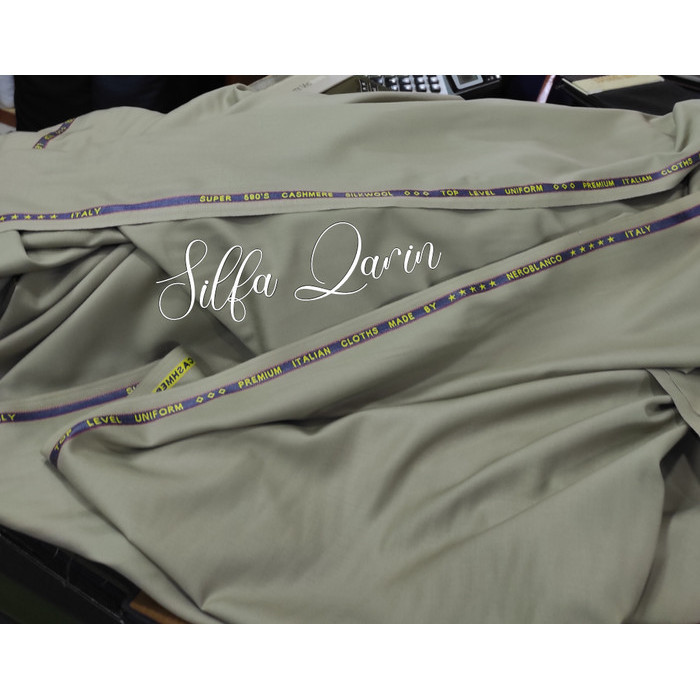 promo ✨ -Kain Seragam Pns Semi Wool / Bahan Seragam Pemda Dki