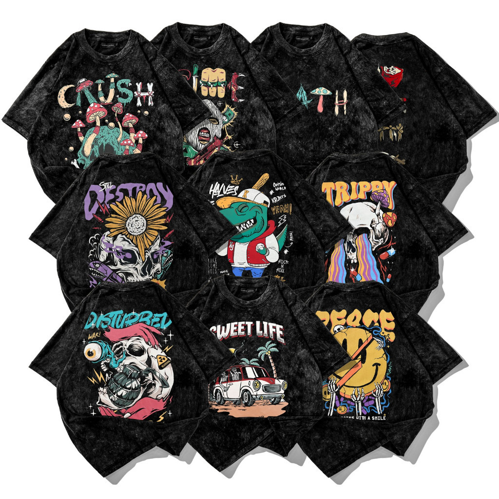 [Oversize] BAJU KAOS OVERSIZE WASH / OVERSIZE T-SHIRT WASH