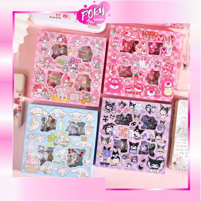 

POKY - 5872 Stiker 100 lembar / Sticker Motif Kartun Korea Lucu Anti Air / Sticker Box Stiker Set Aesthetic Dekor Buku