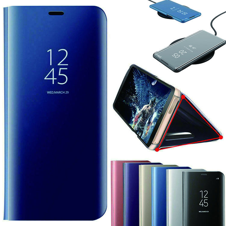 [ PUSATACCHP ] PREMIUM FLIP CASE MIRROR BOOK COVER CLEARVIEW STANDING Samsung A51 / A52 / A53 5G / A