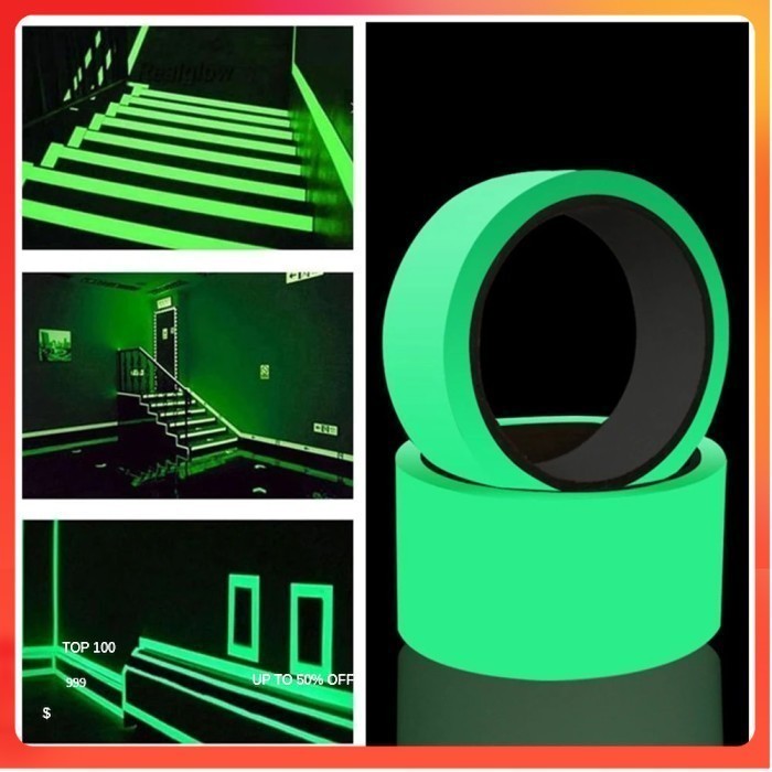 

HAPPYARD Lakban Glow in the Dark Luminous Tape Decoration 3M 15mm