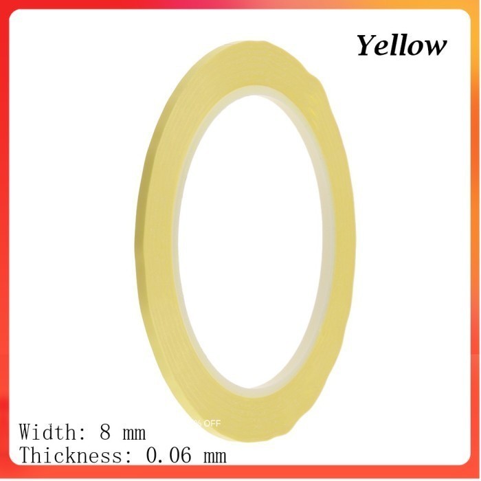 

Isolasi Lakban Mylar Tape Insulated Transformer 66 M 8 mm - Yellow