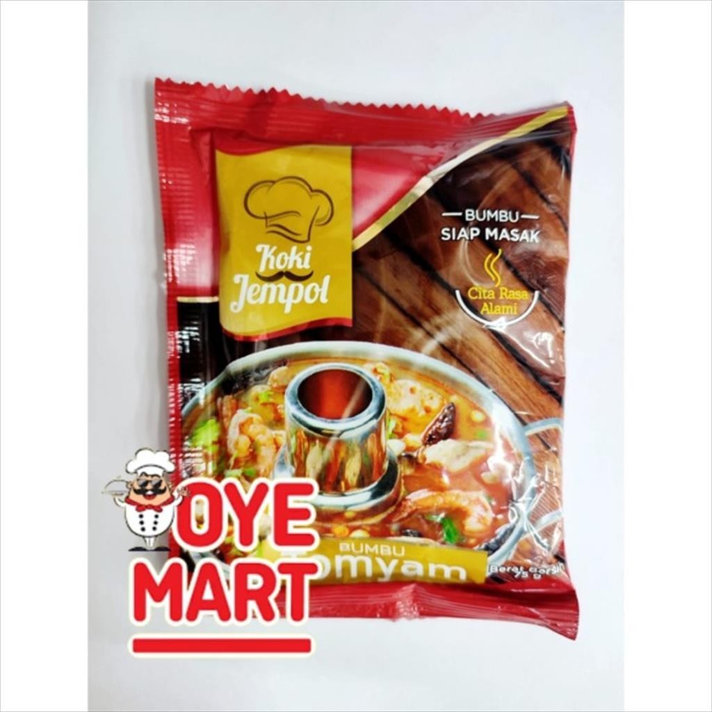 

KOKI JEMPOL BUMBU TOMYAM 65GR / BUMBU INSTANT TOM YUM