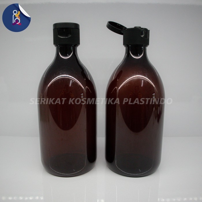 BOTOL SCARLETT AMBER COKLAT SCL FLIPTOP 300ML BOTOL FLIPTOP HITAM 300 ML