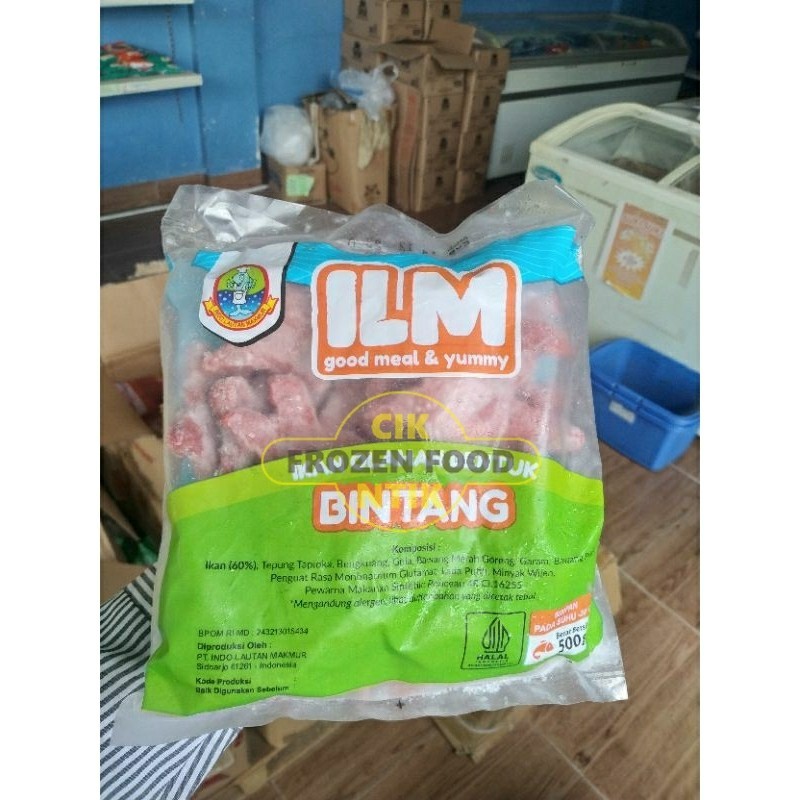 

ILM Ikan bentuk bintang 500g Frozen Food Cik Ntik Jambi